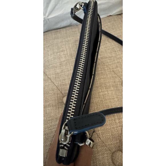 Brighton Black and Blue Shoulder Bag - Picture 4 of 7